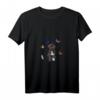 Damen Wasserhund T-Shirt mit Schmetterlingen – Modisches V-Ausschnitt Hundeliebhaber-Shirt, ideales Geschenk für Hundemütter & -väter