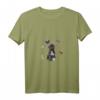 Damen Wasserhund T-Shirt mit Schmetterlingen – Modisches V-Ausschnitt Hundeliebhaber-Shirt, ideales Geschenk für Hundemütter & -väter