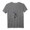 Damen Wasserhund T-Shirt mit Schmetterlingen – Modisches V-Ausschnitt Hundeliebhaber-Shirt, ideales Geschenk für Hundemütter & -väter