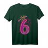 Kinder Geburtstagsshirt 6 Jahre Mädchen Prinzessin mit Schmetterling - Perfektes Geburtstagsoutfit & Geschenkidee