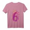 Kinder Geburtstagsshirt 6 Jahre Mädchen Prinzessin mit Schmetterling - Perfektes Geburtstagsoutfit & Geschenkidee