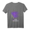 Damen Lupus Awareness Shirt in Lila mit Schmetterlingen - Unterstützung für Lupus-Kranke & Bewusstseinsförderung
