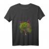 Damen Natur Baum Insektenfreunde Schmetterling T-Shirt mit V-Ausschnitt - Perfektes Geschenk für Natur- und Tierliebhaber