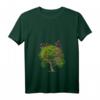 Damen Natur Baum Insektenfreunde Schmetterling T-Shirt mit V-Ausschnitt - Perfektes Geschenk für Natur- und Tierliebhaber