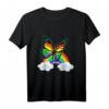 Schmetterling HapKoala T-Shirt – Klassisch geschnitten, doppelt genähter Saum, perfekt als Geschenk zum HapKoala