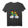 Schmetterling HapKoala T-Shirt – Klassisch geschnitten, doppelt genähter Saum, perfekt als Geschenk zum HapKoala