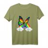 Schmetterling HapKoala T-Shirt – Klassisch geschnitten, doppelt genähter Saum, perfekt als Geschenk zum HapKoala