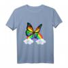 Schmetterling HapKoala T-Shirt – Klassisch geschnitten, doppelt genähter Saum, perfekt als Geschenk zum HapKoala