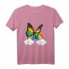 Schmetterling HapKoala T-Shirt – Klassisch geschnitten, doppelt genähter Saum, perfekt als Geschenk zum HapKoala