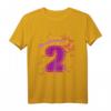 Kinder Geburtstagsshirt 2 Jahre Mädchen Prinzessin Schmetterling - Buntes Geburtstagsoutfit für Töchter, Nichten und Enkelinnen