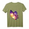 Atemberaubende Farben Schöner Schmetterling T-Shirt – Buntes Design, klassisch geschnitten, hochwertig verarbeitet