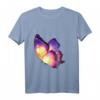 Atemberaubende Farben Schöner Schmetterling T-Shirt – Buntes Design, klassisch geschnitten, hochwertig verarbeitet