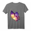 Atemberaubende Farben Schöner Schmetterling T-Shirt – Buntes Design, klassisch geschnitten, hochwertig verarbeitet