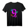 Mädchen Geburtstagsshirt 9 Jahre mit Schmetterling - Perfektes Geschenk für den Kindergeburtstag, Party & Feier