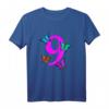 Mädchen Geburtstagsshirt 9 Jahre mit Schmetterling - Perfektes Geschenk für den Kindergeburtstag, Party & Feier