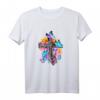 Schmetterlinge auf Kreuz T-Shirt – Perfekt für Naturliebhaber und Tiermotive Fans