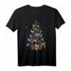 Schmetterling Butterfly Xmas Weihnachten Deko Pyjama Mädchen T-Shirt – Süßes Weihnachtsgeschenk für Mädchen, Frauen, Mama, Tante & Oma