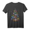 Schmetterling Butterfly Xmas Weihnachten Deko Pyjama Mädchen T-Shirt – Süßes Weihnachtsgeschenk für Mädchen, Frauen, Mama, Tante & Oma