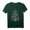Schmetterling Butterfly Xmas Weihnachten Deko Pyjama Mädchen T-Shirt – Süßes Weihnachtsgeschenk für Mädchen, Frauen, Mama, Tante & Oma