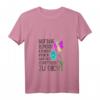 Damen T-Shirt mit Schmetterling und Blümchen – Buntes V-Ausschnitt Shirt mit Tiermotiven, perfekt für Natur- und Tierliebhaberinnen