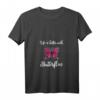 Damen Leben mit Schmetterlingen T-Shirt mit V-Ausschnitt – Niedliches Insekt-Design, perfekt für Natur- und Tierliebhaber als Geschenk
