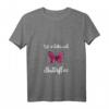 Damen Leben mit Schmetterlingen T-Shirt mit V-Ausschnitt – Niedliches Insekt-Design, perfekt für Natur- und Tierliebhaber als Geschenk