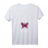 Damen Leben mit Schmetterlingen T-Shirt mit V-Ausschnitt – Niedliches Insekt-Design, perfekt für Natur- und Tierliebhaber als Geschenk