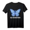 HapKoala ALS Awareness Monat T-Shirt mit blauem Band & Schmetterling – Unterstützung für ALS-Krieger & Familienmitglieder