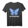 HapKoala ALS Awareness Monat T-Shirt mit blauem Band & Schmetterling – Unterstützung für ALS-Krieger & Familienmitglieder