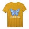 HapKoala ALS Awareness Monat T-Shirt mit blauem Band & Schmetterling – Unterstützung für ALS-Krieger & Familienmitglieder
