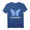 HapKoala ALS Awareness Monat T-Shirt mit blauem Band & Schmetterling – Unterstützung für ALS-Krieger & Familienmitglieder