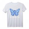 HapKoala ALS Awareness Monat T-Shirt mit blauem Band & Schmetterling – Unterstützung für ALS-Krieger & Familienmitglieder
