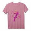 Kinder Geburtstagsshirt 7 Jahre Mädchen Prinzessin mit Schmetterling – Buntes Geburtstagsoutfit für kleine Prinzessinnen