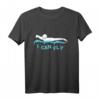 I Can Fly Schmetterling Stroke Schwimmer T-Shirt - Perfekt für Wettkämpfe, Strand & Schwimmbad