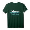 I Can Fly Schmetterling Stroke Schwimmer T-Shirt - Perfekt für Wettkämpfe, Strand & Schwimmbad