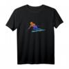 Skifahrer Wintersport Schnee Berge Freestyle Stunt T-Shirt - Perfektes Geschenk für Skifahrer, Wintersportfans & Skiurlaub in den Alpen