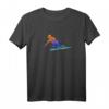 Skifahrer Wintersport Schnee Berge Freestyle Stunt T-Shirt - Perfektes Geschenk für Skifahrer, Wintersportfans & Skiurlaub in den Alpen
