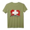 Schweizer T-Shirt Kinder & Erwachsene mit Flagge – Süßes Geschenk für Zürich, Bern & Opa/Oma in der Schweiz