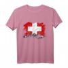 Schweizer T-Shirt Kinder & Erwachsene mit Flagge – Süßes Geschenk für Zürich, Bern & Opa/Oma in der Schweiz