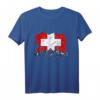 Schweizer T-Shirt Kinder & Erwachsene mit Flagge – Süßes Geschenk für Zürich, Bern & Opa/Oma in der Schweiz