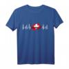 Schweizer Flagge T-Shirt für Kinder und Erwachsene – Geschenkidee für Zürich, Bern, Helvetia & patriotische Schweiz Fans