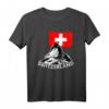 Switzerland Matterhorn T-Shirt - Schweizer Alpen, Zermatt & Wallis, Perfekt für Skifahren, Wandern & Reisen – Geschenk für Herren, Damen & Kinder