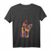 Damen Schweizer Weißer Schäferhund T-Shirt mit V-Ausschnitt – Leichtes, klassisch geschnittenes Hundemotiv-Shirt