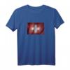 Schweizer Flagge T-Shirt für Damen & Herren - Lustiges Geschenk für Schweizer mit Humor, Dialekt & Landliebe, perfekt zu Weihnachten & Geburtstag