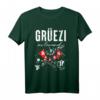 Grüezi Mitanand Zürich Dialekt Schweizerdeutsch T-Shirt – Lustiges Schweizer Witz Design für Alltag, Party & Geschenke