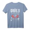 Grüezi Mitanand Zürich Dialekt Schweizerdeutsch T-Shirt – Lustiges Schweizer Witz Design für Alltag, Party & Geschenke