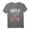 Grüezi Mitanand Zürich Dialekt Schweizerdeutsch T-Shirt – Lustiges Schweizer Witz Design für Alltag, Party & Geschenke