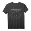 Schweiz Andermatt T-Shirt im Vintage Stil - Karte mit Koordinaten & Schatzkarte Design, Perfekt für Schweizer Kultur- und Reise-Fans