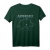 Schweiz Andermatt T-Shirt im Vintage Stil - Karte mit Koordinaten & Schatzkarte Design, Perfekt für Schweizer Kultur- und Reise-Fans