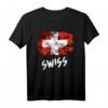 Schweizer Flagge T-Shirt – Lustiges Patriotisches Schweizer Shirt für Heimatliebhaber & nationale Feiertage